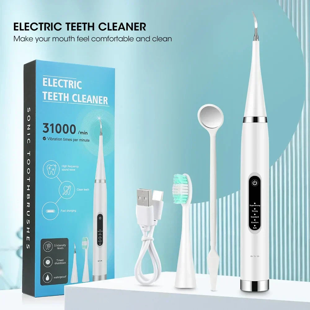 An Electric Toothbrush And Cleaner Set