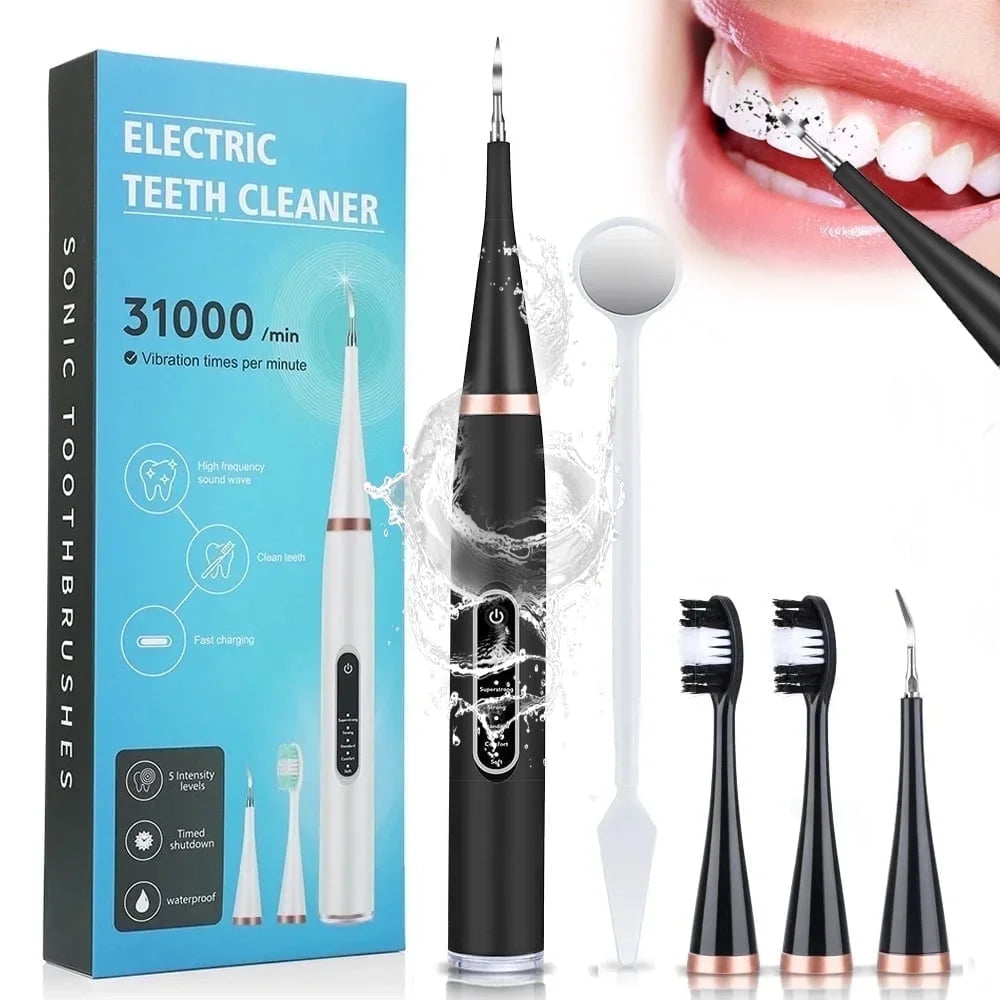An Electric Toothbrush And Cleaner Set